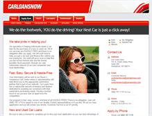 Tablet Screenshot of carloansnow.com